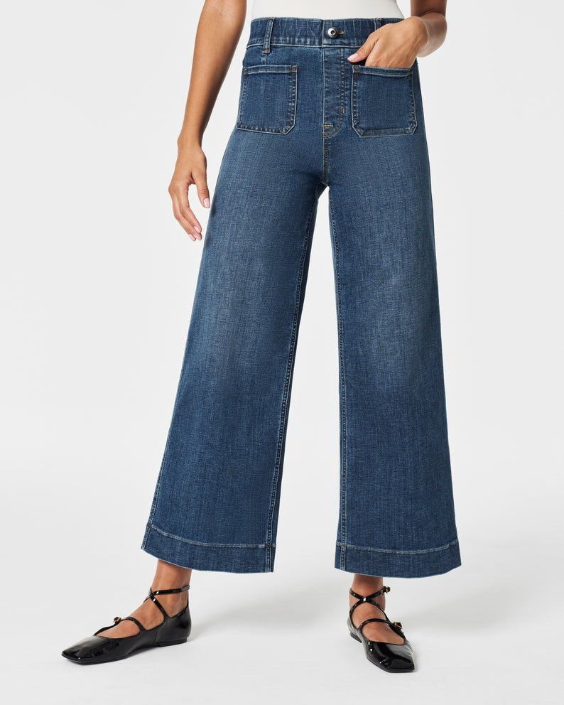 🔥Buy 2 Free Shipping✈️Tummy Control Cropped Wide-Leg Jeans