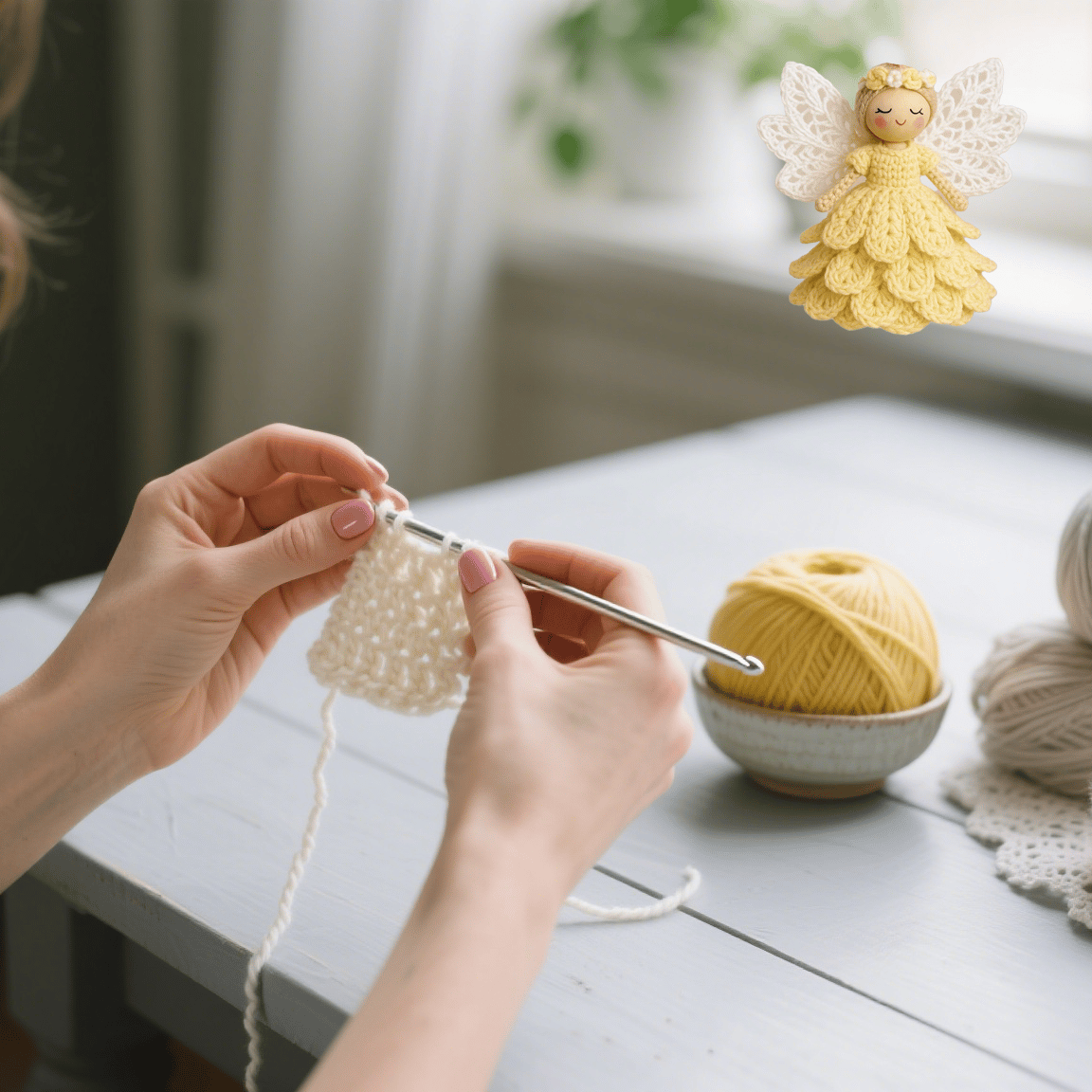🔥Last Day Sale 50% OFF🎁Crochet your own angel - complete craft kit