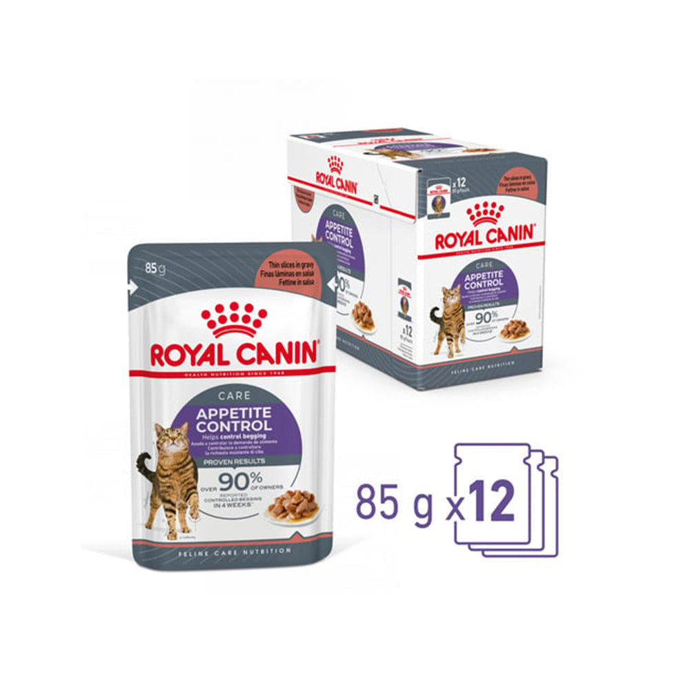 ROYAL CANIN Appetite Control Gravy Adult Wet Cat Food 85g/85gx12