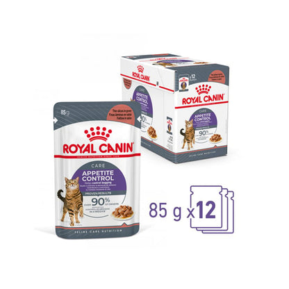 ROYAL CANIN Appetite Control Gravy Adult Wet Cat Food 85g/85gx12