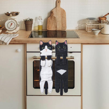 🎁 Christmas Sale 50% OFF🎅 Funny Cat Hand Towels🐱