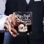 You Taught Me This Photo - Personalized Whiskey Glass