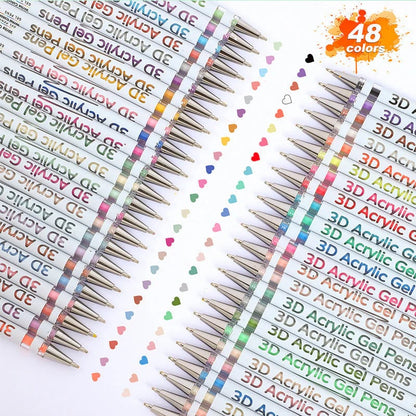 🎁New Year Sale 50% OFF🎁50K+ SOLD! Almost Gone✨Multi-Color Gel Pen Set for Drawing & Coloring