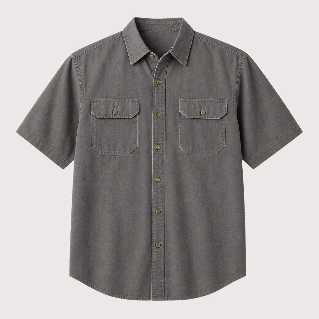 🎁10 Pack for $34.99⚡- Men’s Short Sleeve Utility Work Shirt