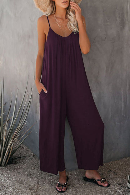 🌹Loose Sleeveless Strap Stretchy Jumpsuit
