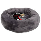 Petworld Mangolian Fleece Round Grey Large Dog Bed 750x240mm
