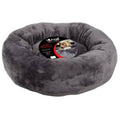 Petworld Mangolian Fleece Round Grey Large Dog Bed 750x240mm