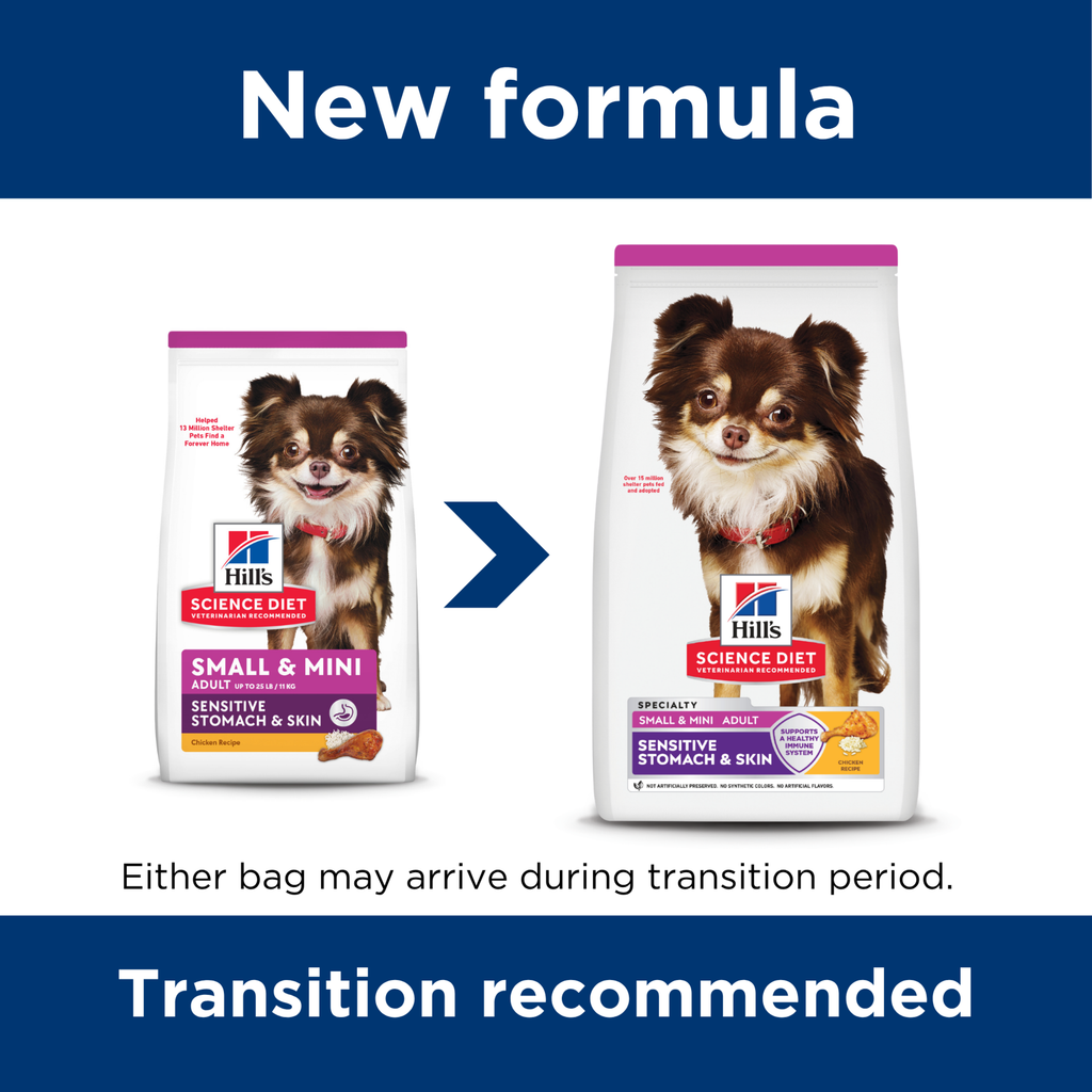 Hill's Science Diet Dry Dog Food Adult Sensitive Skin & Stomach Small & Mini