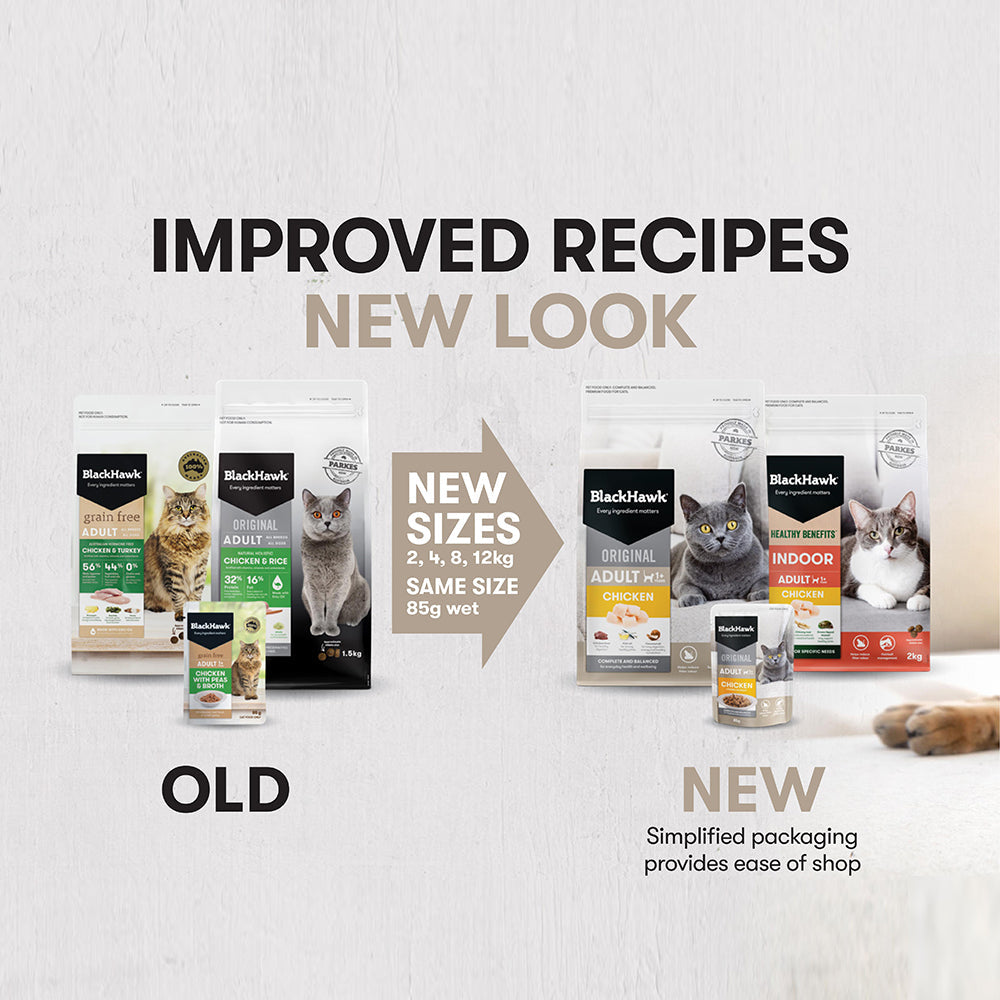 BLACK HAWK Healthy Benefits Chicken Indoor Adult Cat Food