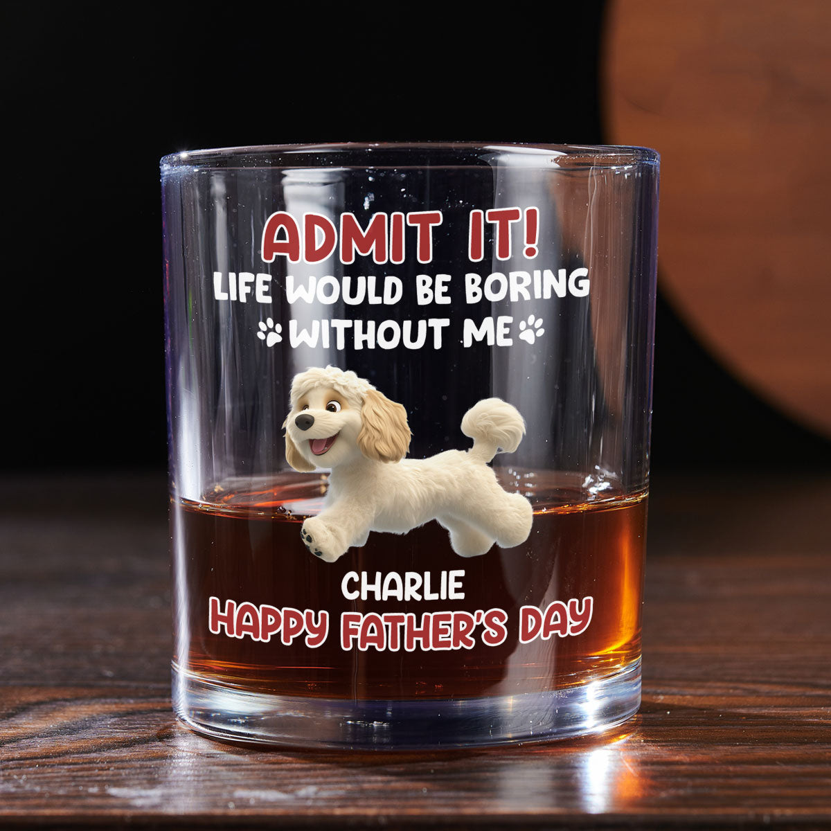 Admit - Personalized Whiskey Glass
