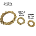 1264 Pk4 Large Vine Wreaths