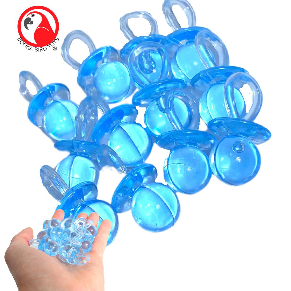 2823 Pk12 Medium Acrylic Pacifiers
