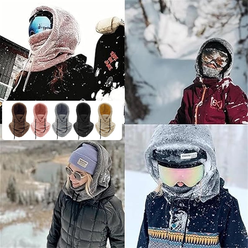 ❄️Winter Sale 50% Off🔥Winter Outdoor Sherpa Hooded Sports Windproof Mask🎁The Best Christmas Gift🎄
