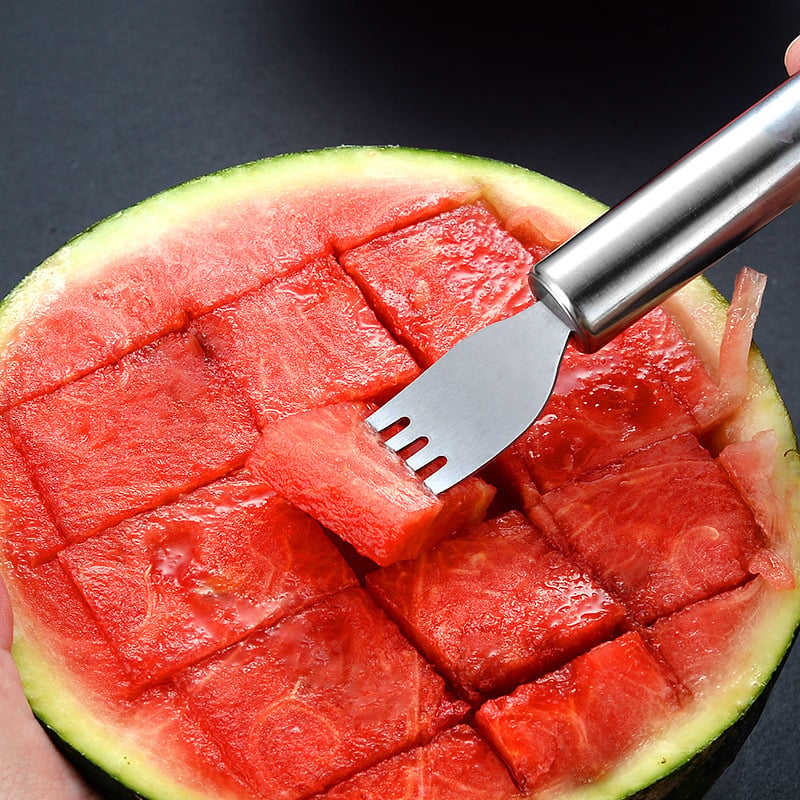 🍉 Effortless Fruit Prep-50% OFF-✨2-in-1 Fruit Cutter & Fork – For Quick and Easy Fruit Serving!🍓
