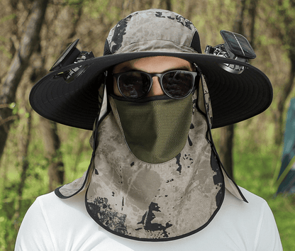 🎁LIMITED SALE 82% OFF !☀2025 New Ultralight Solar Fan Sun Hat – Lighter Than a Baseball!⚾(Only 11oz)