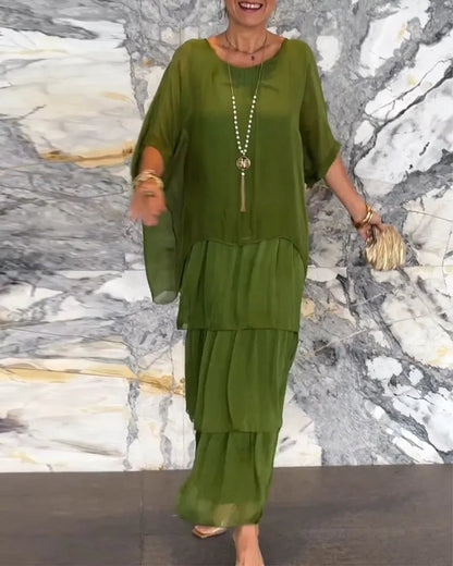 👗 50% OFF NOW! 🎨 Artistic Style Loose Dress – Relaxed Fit, Unique Design & Perfect for Casual Days 🌸