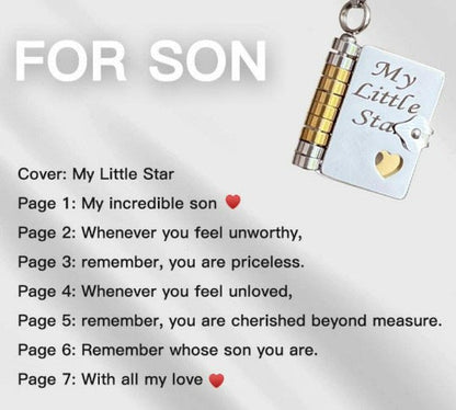 🔥My Little Star Book Necklace for Daughter, Birthday Day Gift Graduation Jewelry of Love