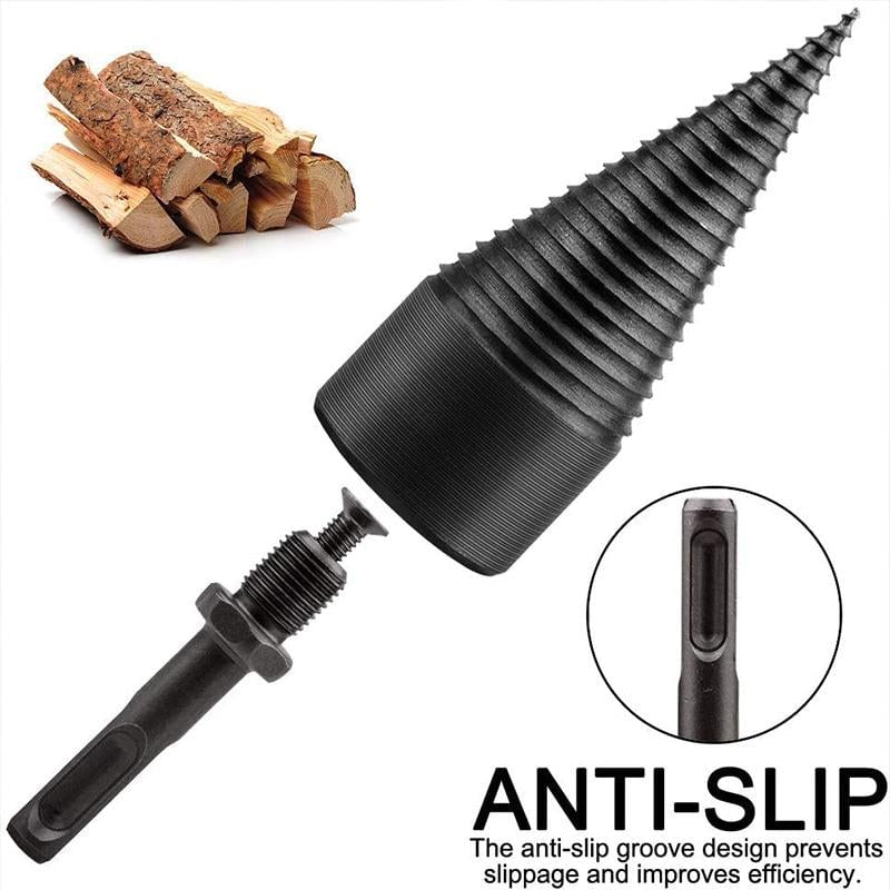 🔥Christmas Hot Sale🔥👉Hex Shank Firewood Drill Bit🪓😮