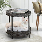 Wicker Rattan Cat & Dog Woven Pet Bed