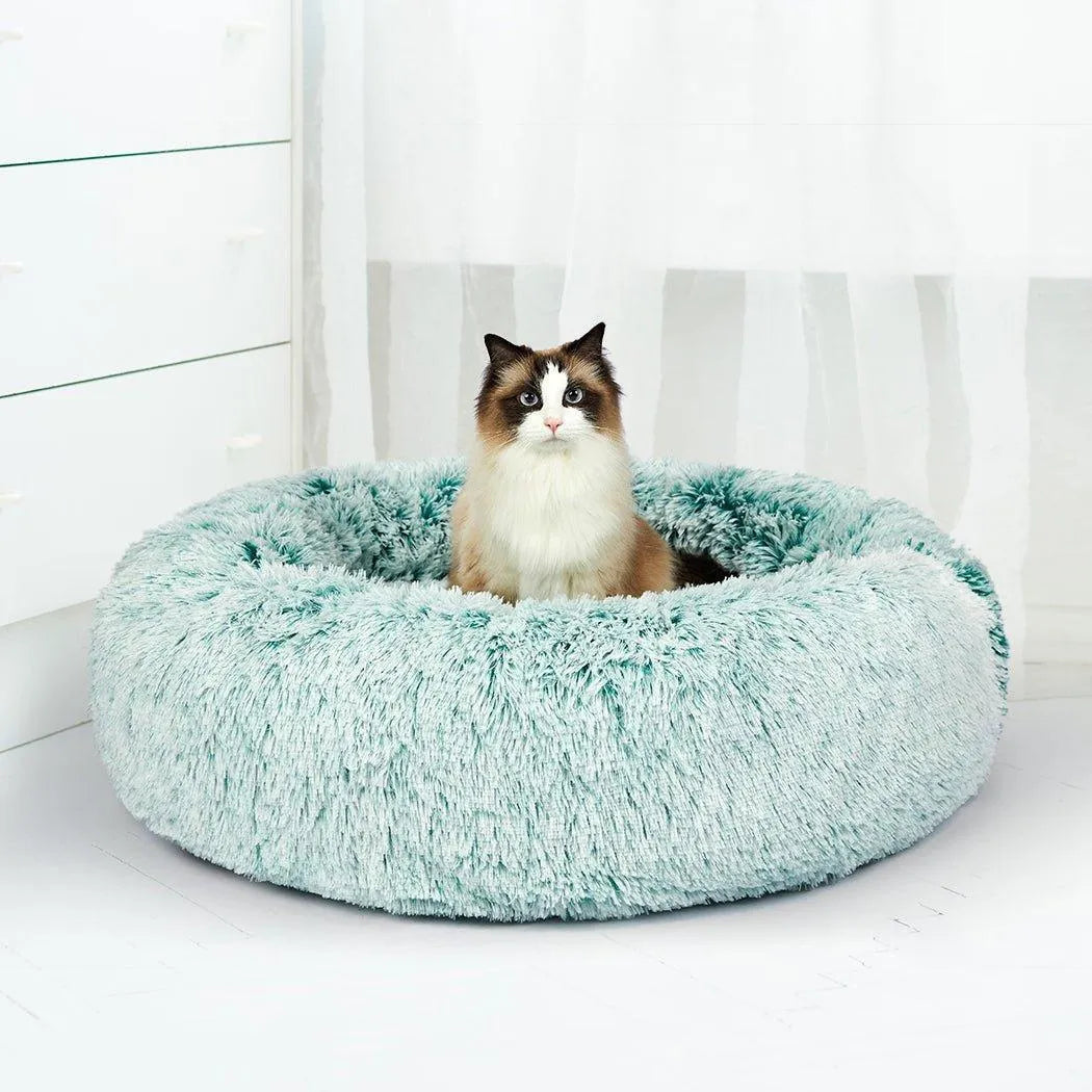 Calming Donut Cat Bed - Removable Cover