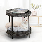Wicker Rattan Cat & Dog Woven Pet Bed