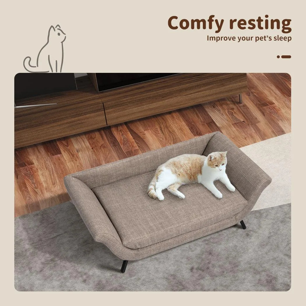 Raised Dog Lounge Bed – Elevated Sofa Style