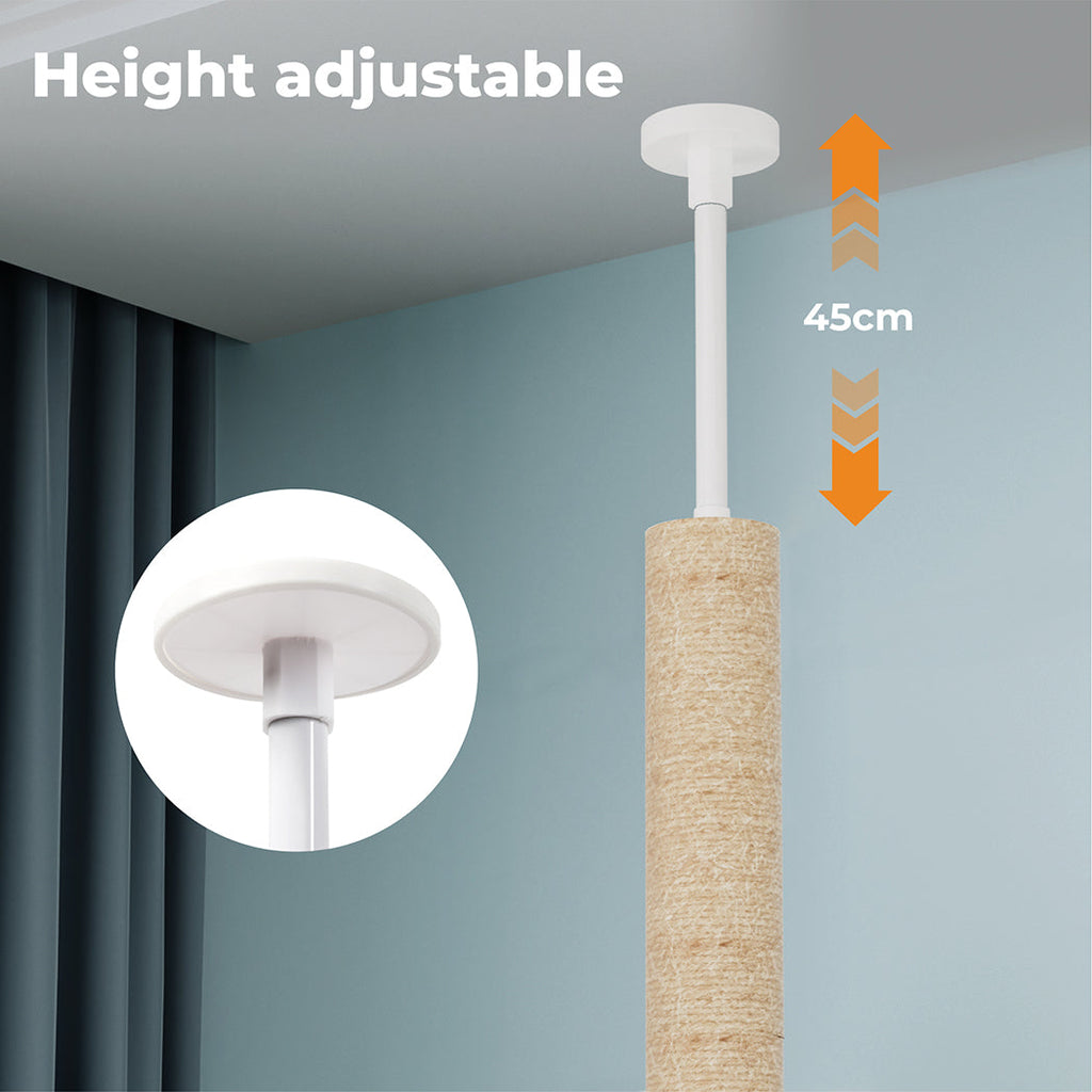 Floor-to-Ceiling Cat Tree Scratching Condo