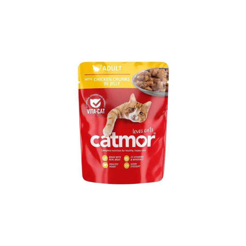 Catmor Wet Adult Chicken Chunks In Jelly 70g