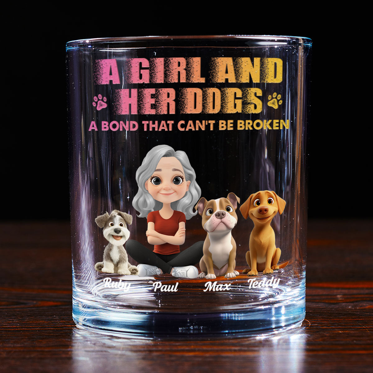 Best Parent To Me - Personalized Whiskey Glass