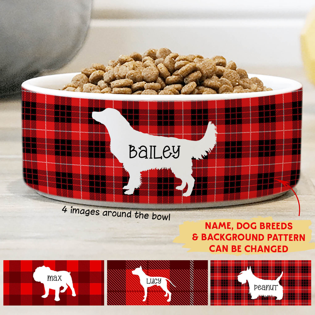 Dog Bowl - Personalized Ceramic Pet Bowl