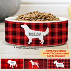 Dog Bowl - Personalized Ceramic Pet Bowl
