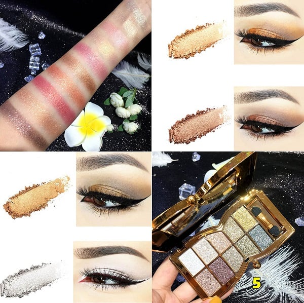 ✨NEW YEAR SALE🤩10 colors glitter shimmer eyes shadow pallet