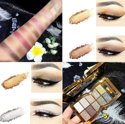 ✨NEW YEAR SALE🤩10 colors glitter shimmer eyes shadow pallet
