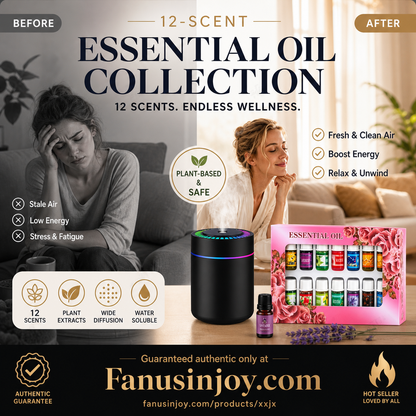 🌺12-Pack Water Soluble Essential Oils Set🌷The fresh scent lifts your mood!