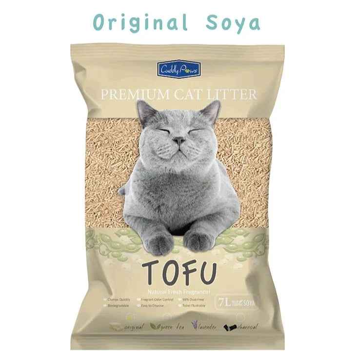 Cuddly Paws Soy Cat Litter 7L