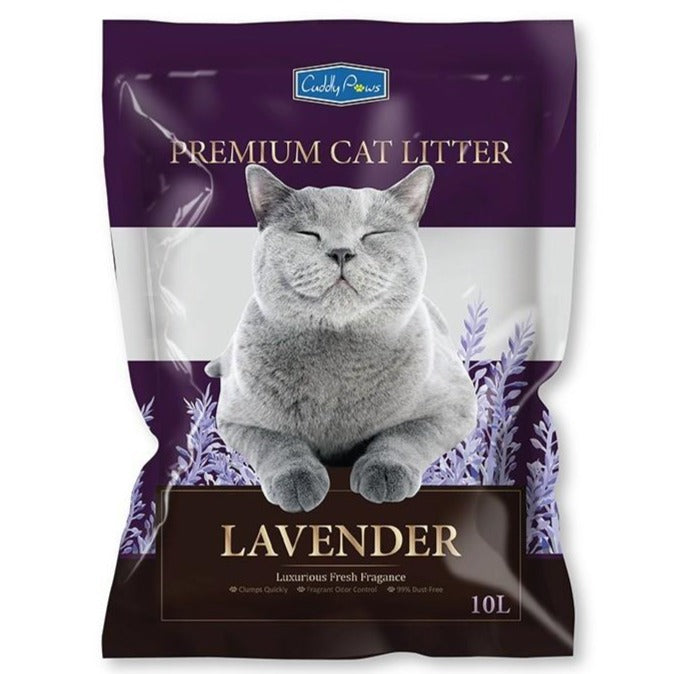 Cuddly Paws Bentonite Cat Litter 10L