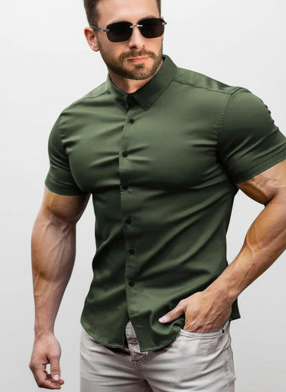 🏖️Summer cool-down deal: just £11.99! 😎🇬🇧  Men's Non-Iron Shirts – Wrinkle-Free, Comfortable All Day & Perfect for Business or Casual👔✨