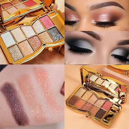 ✨NEW YEAR SALE🤩10 colors glitter shimmer eyes shadow pallet