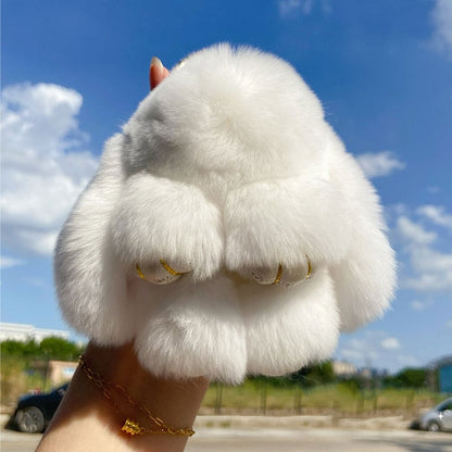 💕Early Bird Special Offer: 60% OFF🐰 Handmade Soft Bunny PomPom Charms