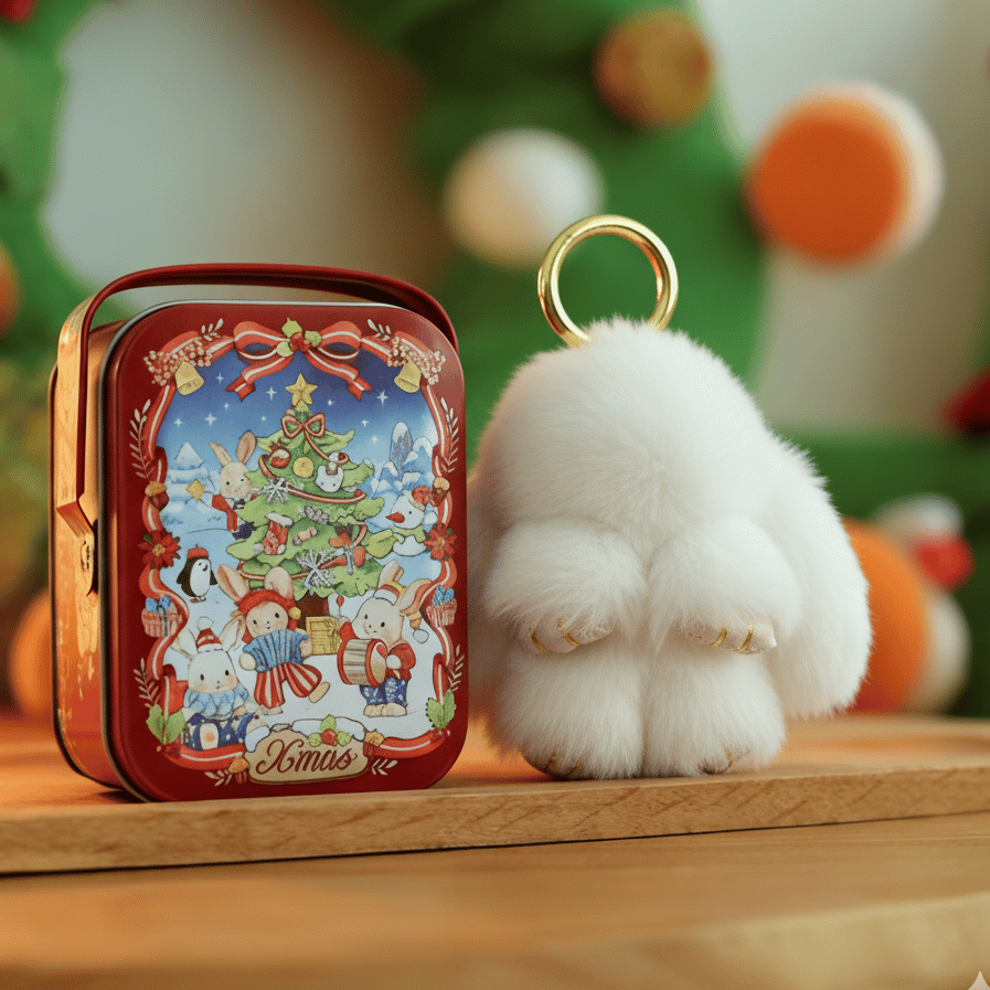 💕Early Bird Special Offer: 60% OFF🐰 Handmade Soft Bunny PomPom Charms