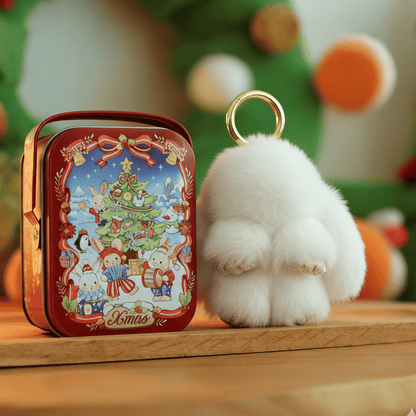 💕Early Bird Special Offer: 60% OFF🐰 Handmade Soft Bunny PomPom Charms