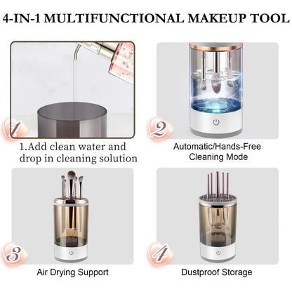 💕LAST DAY SALE 50% OFF🧼Automatic Makeup Brush Cleaner Machine🥰