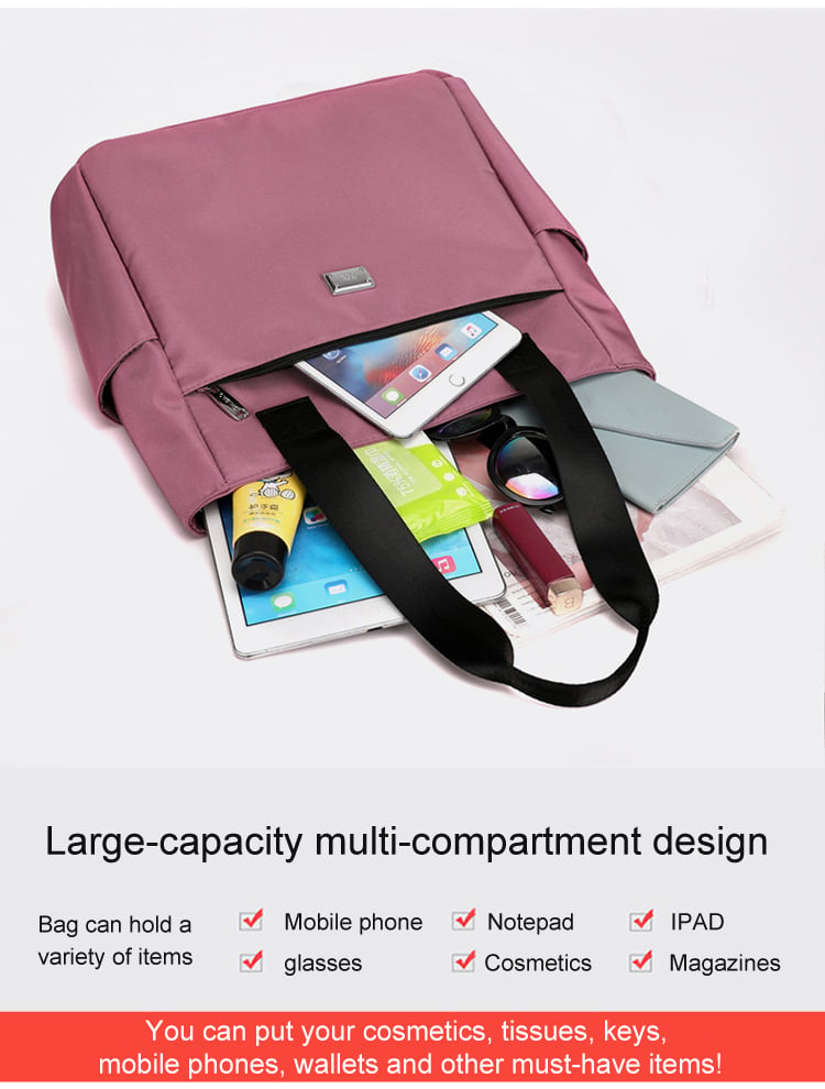 ⏰Hot Sale-2024 Large Capacity Waterproof Multi Pocket Nylon Shoulder Bag👜