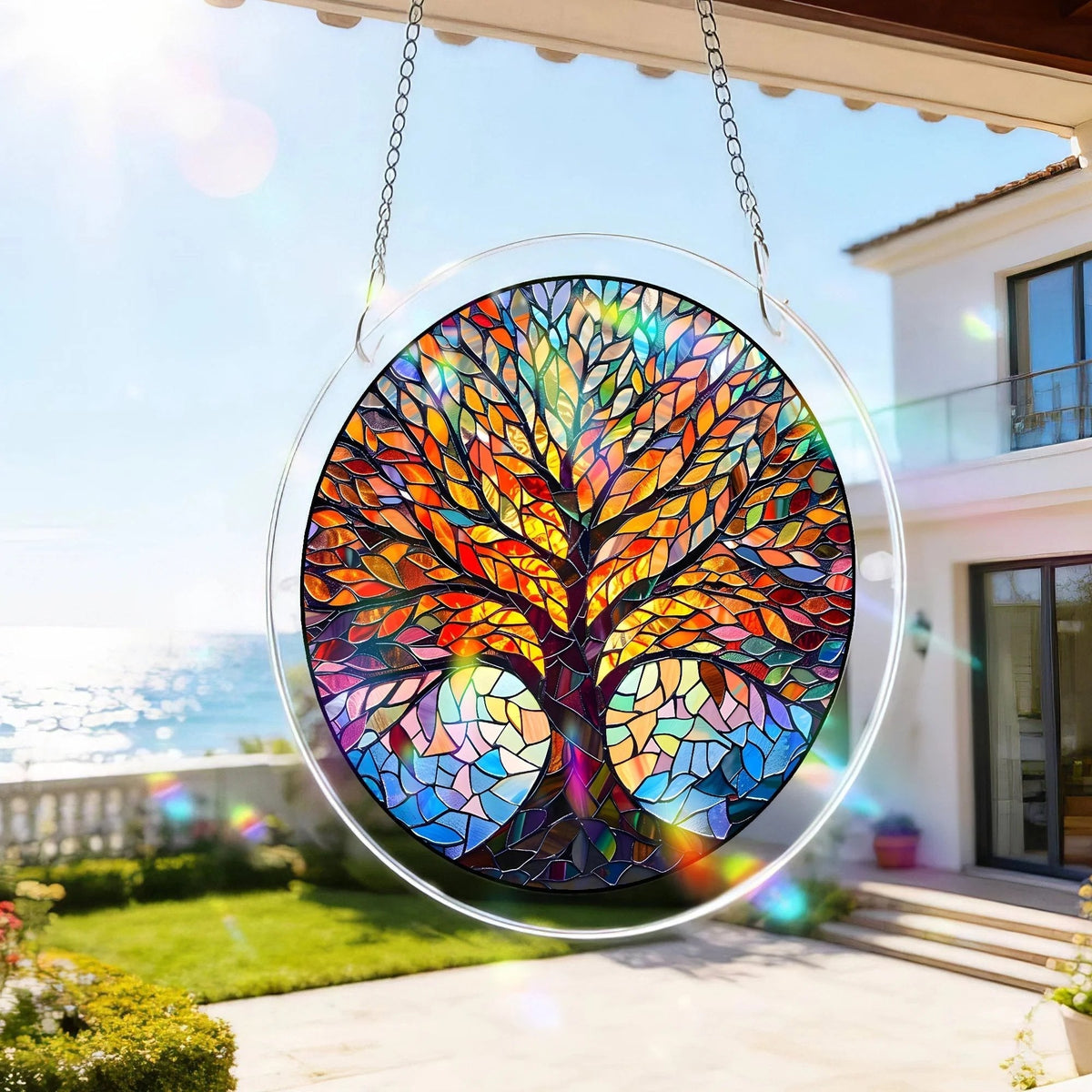 🔥LAST DAY 70% OFF 🧩Acrylic 80 Pcs Puzzle✨Suncatcher Hanging Ornament