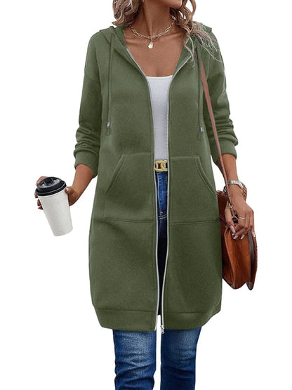 🌸LAST DAY - 50% OFF🥰Women Casual Zip up Fleece Hoodies