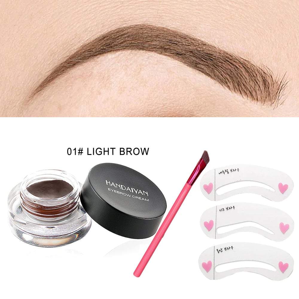 🔥Buy 2 Get 1 Free(3 sets)🔥Multi-function Eyebrow Brush & Eyebrow Cream