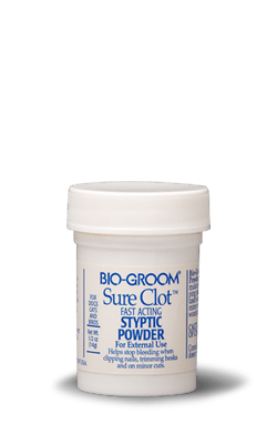 Bio-Groom - Sure Clot Fast Acting Styptic Powder 0.5oz