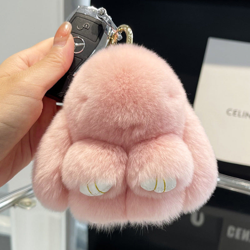 💕Early Bird Special Offer: 60% OFF🐰 Handmade Soft Bunny PomPom Charms