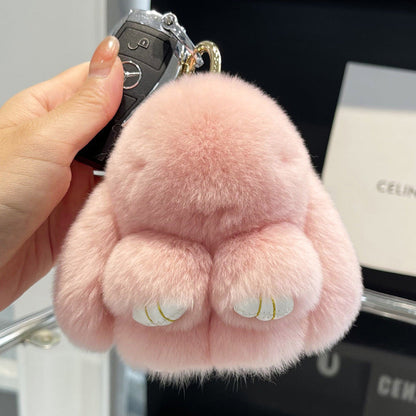 💕Early Bird Special Offer: 60% OFF🐰 Handmade Soft Bunny PomPom Charms