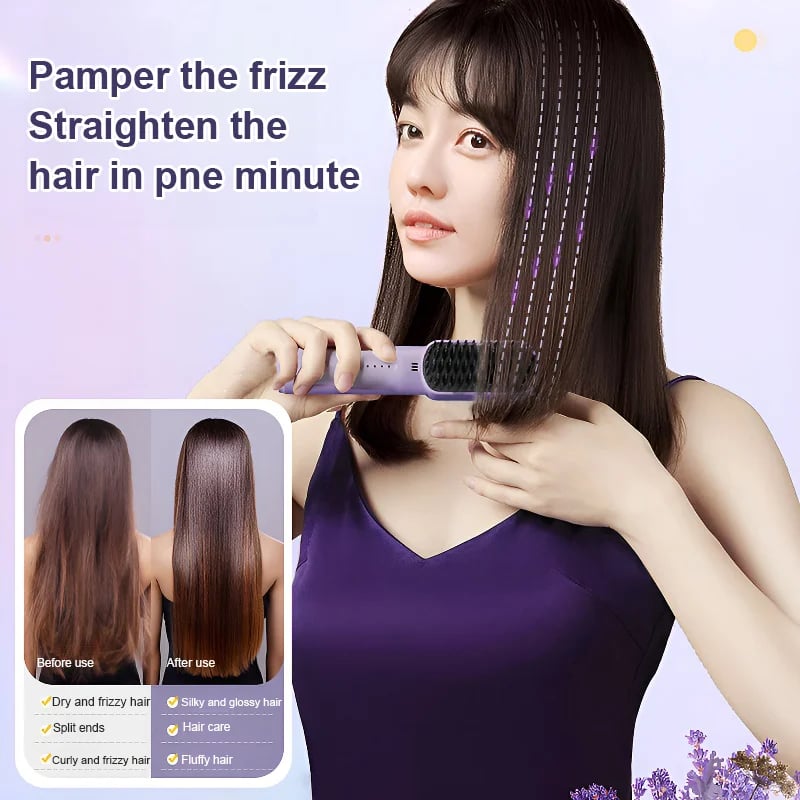 🔥Hot Sale🔥👉Portable cordless mini hair straightening comb💓